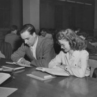 http://www.oberlinlibstaff.com/omeka203/plugins/Dropbox/files/Richard_Tear_and_Eleanor_Rinehart_studying_1946.jpg